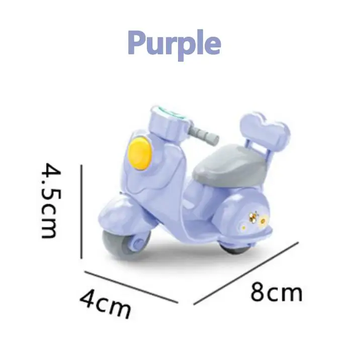 Mini Forest Family Purple Convertible Car Dollhouse Toy Set for Children