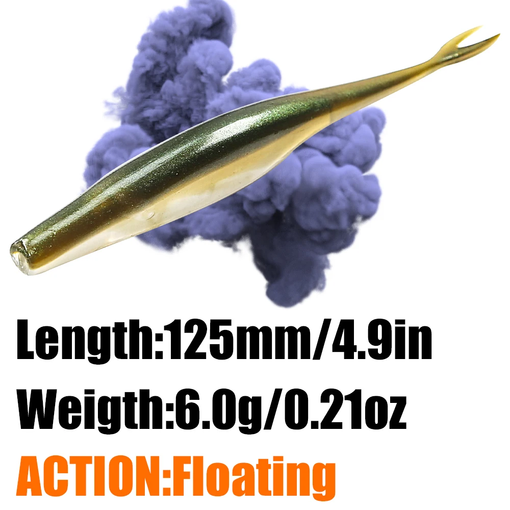 PEAK 125mm Floating fishing lure Soft Bait professional Lure crazy quality Carp Artificial Wobblers free shipping