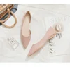 Large Size Spring Autumn Shallow Mouth Flats Pointed Toe Solid Color Flat Heel Shoes for Women Slip on Zapatos De Mujer Loafers 3