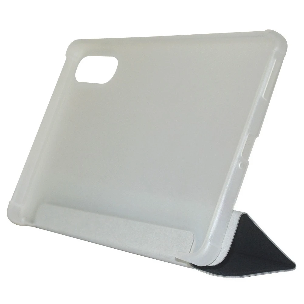 Slim Tablet Cover with Matte TPU Back and Tri-Fold Stand