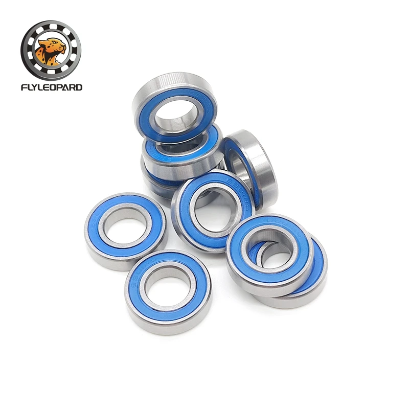 10PCS 6901RS 베어링 12x24x6mm ABEC-7 취미 전기 RC 자동차 트럭 6901 RS 2RS 볼 베어링 6901-2RS 블루 씰