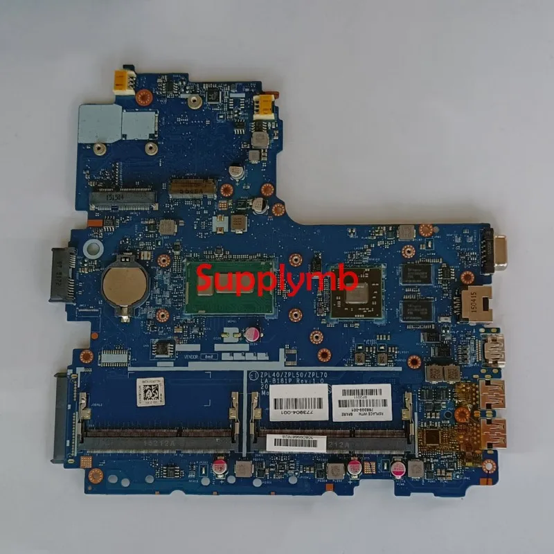 

768399-001 768399-501 Материнская плата 768399-601 LA-B181P i5-4210U CPU R5 M255/2G GPU для HP 470 G2 протестированная Материнская плата ноутбука