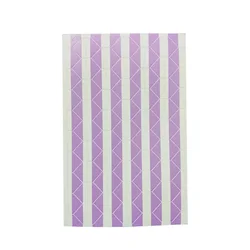 Vibrant PVC Photo Corner Stickers for DIY Projects and School Supplies (Lilac on white)