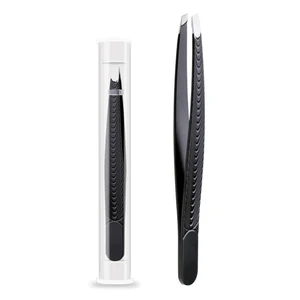 Eyelash Extensions High Precision Tweezers Perfect Alignment/ Grip Stainless Steel Tweezers for Ingrown Hair Eyebrows