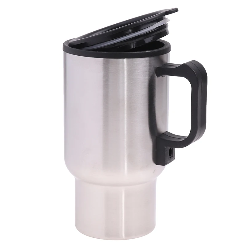 12V 450ml 스테인리스 차량용 히팅 컵 전기 히팅 차량용 주전자 커피 히팅 머그 USB 히팅 차량용