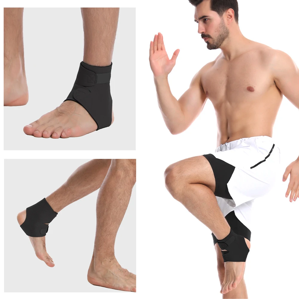 GOMOREON Sports Ankle Support for Men and Women-Breathable Adjustable Ankle Brace Sprain for Running Cycling Basketball ankle support ankle straps fitness ankle straps ankle support brace ankle wrist cuffs