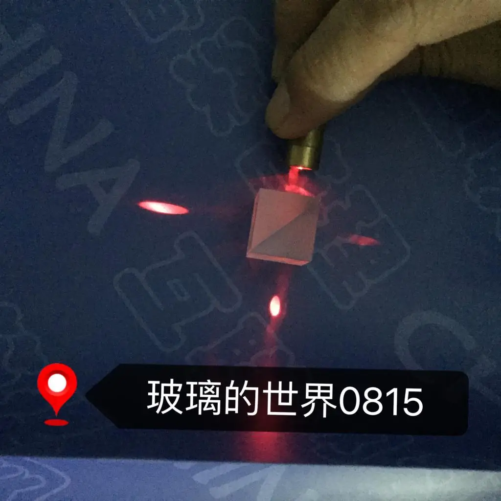 Optical prisms 1 inch beamsplitter prism for image projection holographic projection experiment