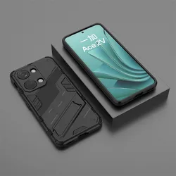 Shockproof Armor Silicone Protective Back Cover for OnePlus Nord 3 5G (Dark Black)