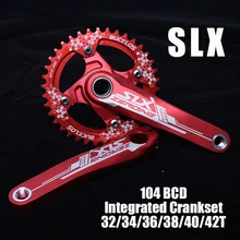

SLX MTB Crankset 170mm Integrated Crank Arm 104 BCD Bicycle Chainring 32/34/36/38/40/42T Mountain Bike Crankset Fit Shimano SLX