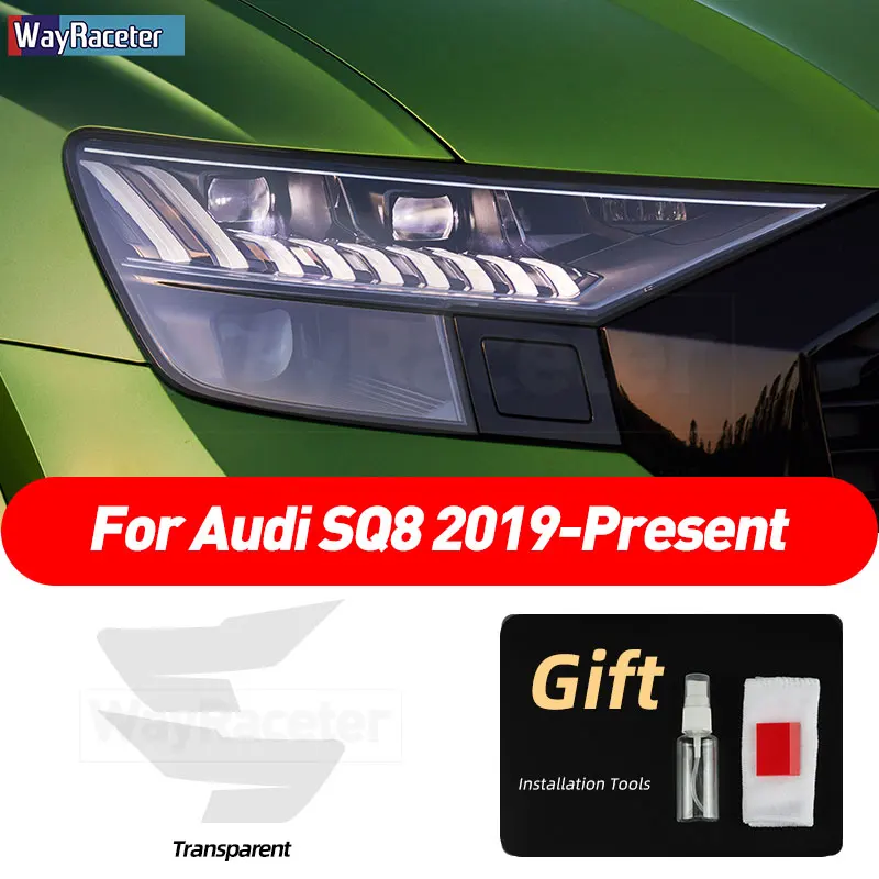 Film Protection Seuil de Coffre Voiture Ensemble Complet pour Audi Q8  e-tron GE I 2018-2023 Pare Choc Arriere - Film Transparent Autocollant