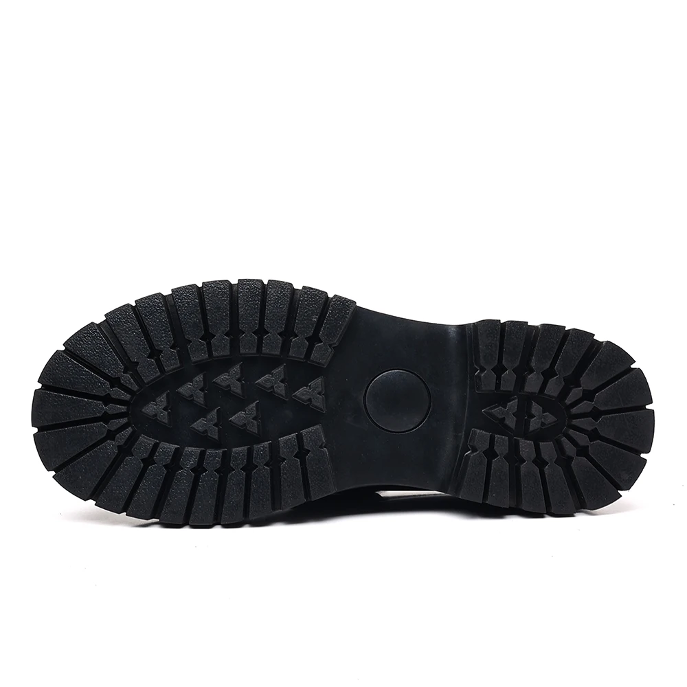 Fashion Casual Men Thick Sole, Penny Loafers Man Slip-On, For Business Dress Shoes - Uniqwear