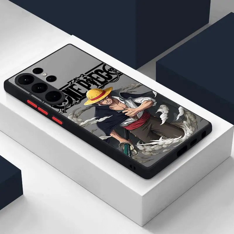 thumbnail image 1 of One Pieces Anime Phone Case for Samsung Galaxy Note 20 Ultra S23 S22 Ultra 5G Note 10 Plus Matte Shockproof Armor Cover, 1 of 5
