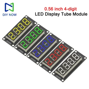 Display a LED Modulo orologio digitale a tubo digitale da 0,56 pollici a 4 cifre 7 segmenti TM1637 Scheda schermo display a LED a doppio punti per Arduino