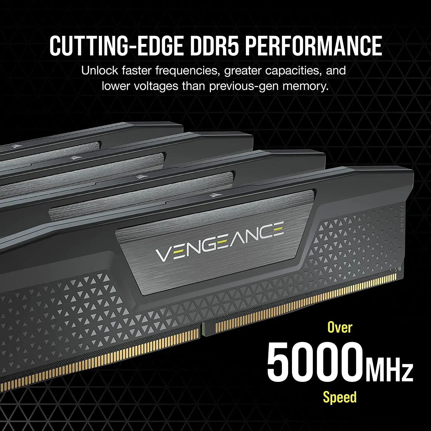 Corsair DDR5 Vengeance 16G 5200mhz 5600MHZ 6000MHz 7200MHz Module Pc  Desktop Ram 32GB Black