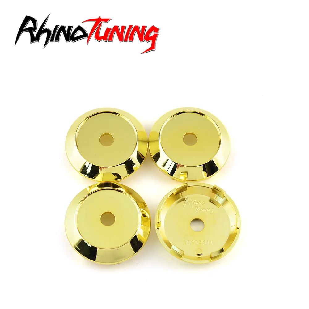 4Pcs 70Mm 63Mm Gold Japan Racing Car Wheels Hub Center Caps Per Rim Hub Cap Covers C123201B Adatto Per Accessori Da Lavoro Akita