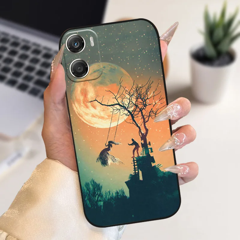 Shockproof Silicone Soft TPU Phone Case with Lens Protection