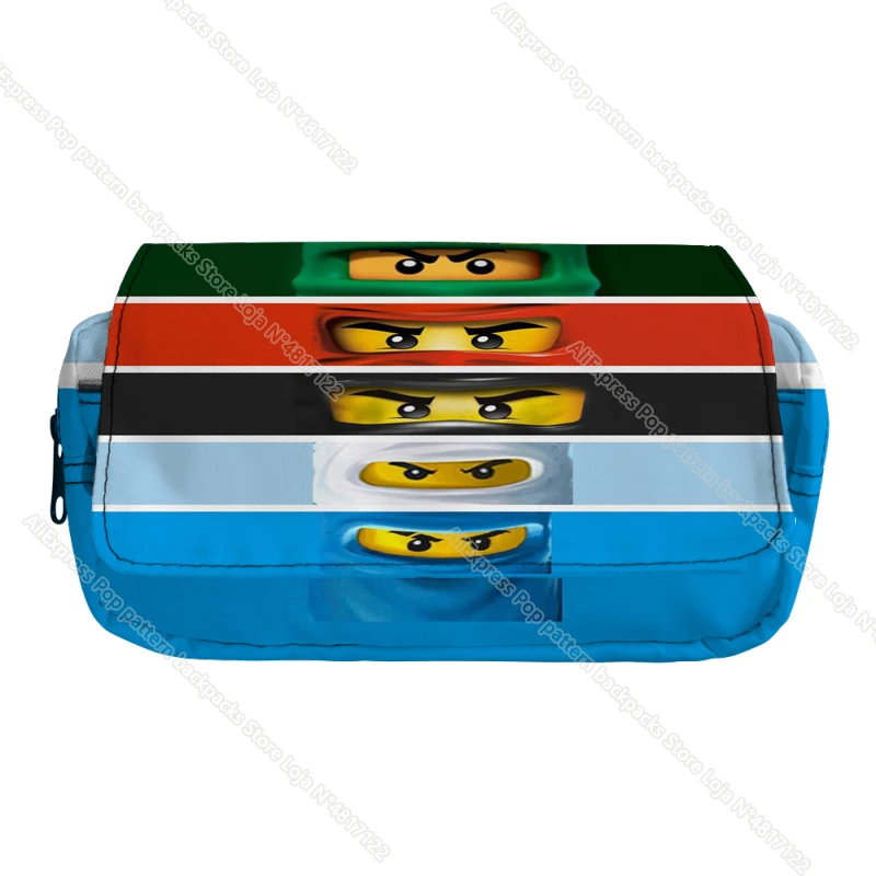Game Ninja Pencil Case Boys Girls Teens School Supplies Cartoon 3D Print Pencil Case Office Pencil Bags Makeup Purse 4