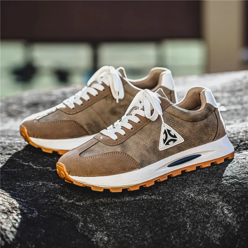 حذاء رياضي جلد طبيعي رجالي