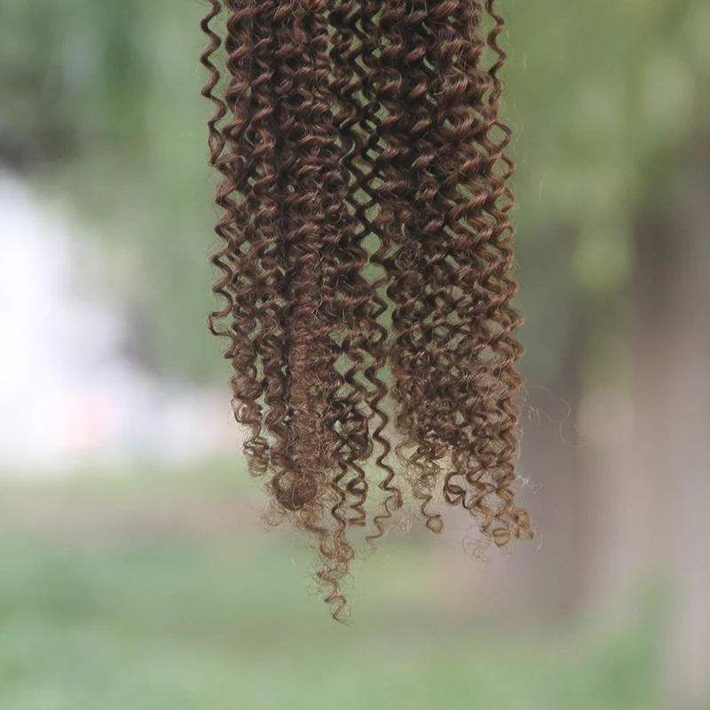 페루 딥 웨이브 4 613 블론드 캡슐 케라틴 플랫 팁 인간 헤어 익스텐션 컬리 레미 퓨전 프리 보세 헤어 14-30 인치