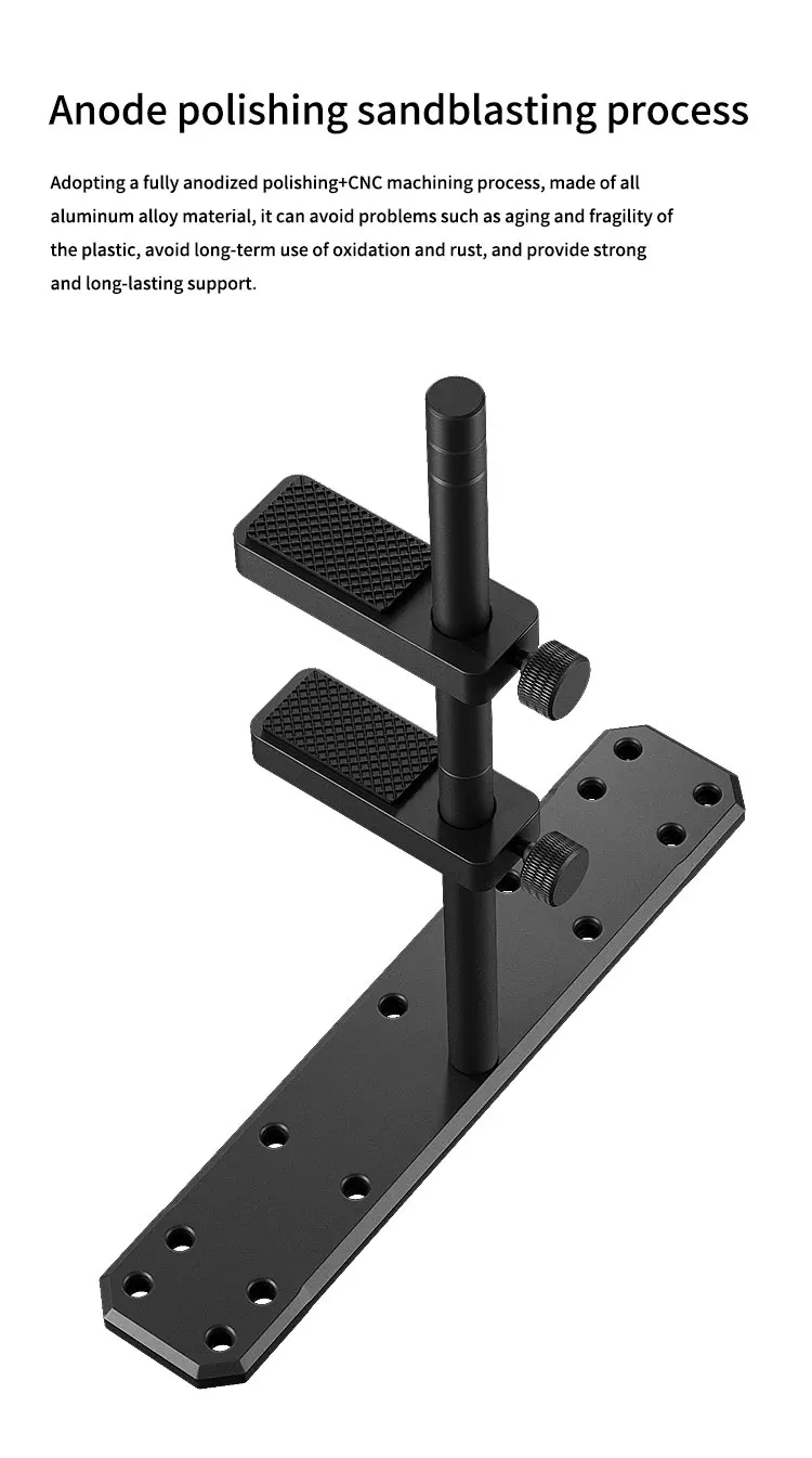 VC-3 Dual Pillar Graphics Video Card Bracket PC Case DIY Accessories Aluminum Al