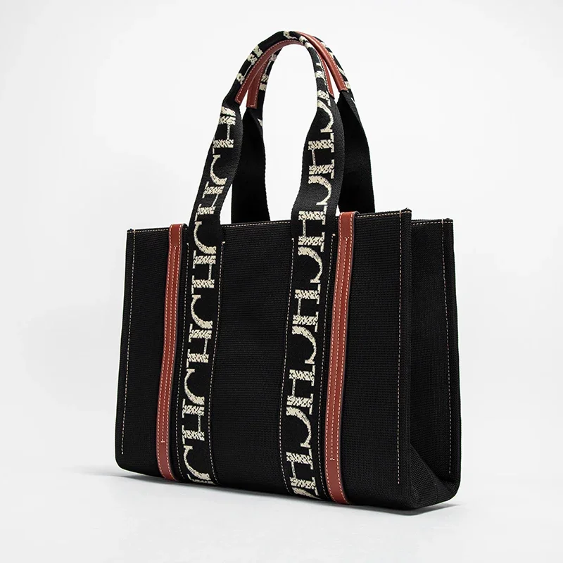 حقيبة يد نسائية كلاسيكية كلاسيكية جديدة للتسوق الص...