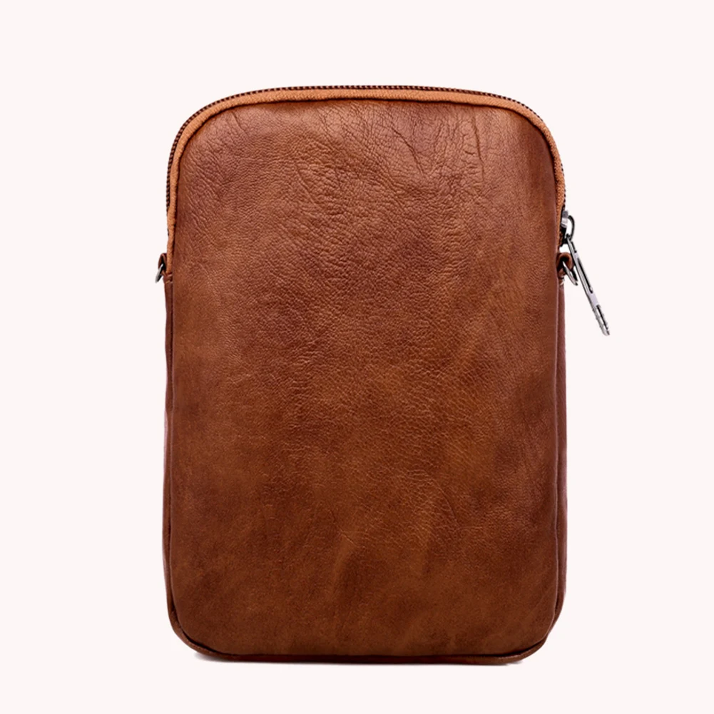 Small Crossbody Bag for Women Adjustable Strap Shoulder Bag PU Leather Solid Color Messenger Bag Retro Handbag for Work Travel