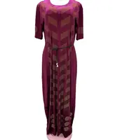 New Style African Women's Clothing Dashiki Abaya Fashion Velvet Fabrics Hot Drilling Loose Dress Free Size One Piece 4
