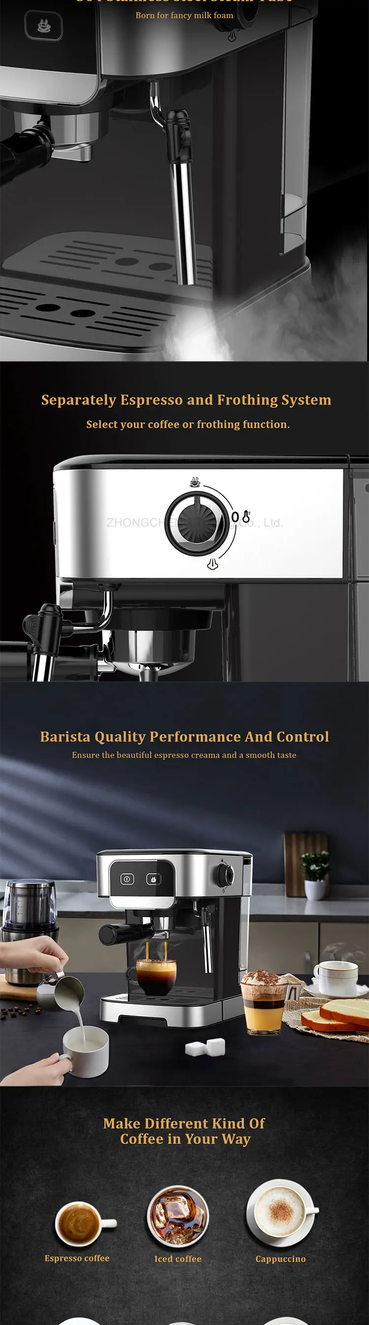 BlitzWolf BW-CMM2エスプレッソマシン20バール高圧