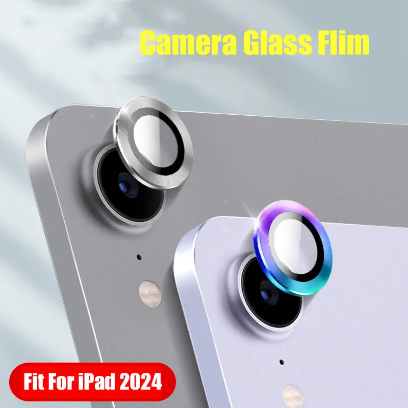 

Camera Meatal Ring Glass for iPad Air 11 2024 Air 6th Gen Pro 13inch 7th Pro 11inch 5th Gen Lens Screen Protector Protective Cap