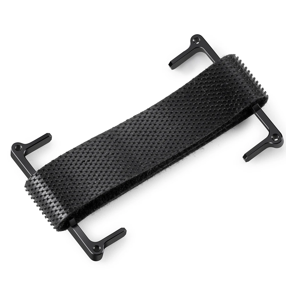 Portamozzi posteriori in alluminio nero per Losi Mini-T 2.0