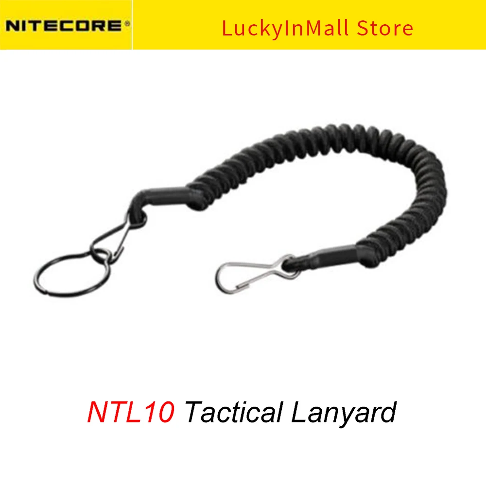 

Nitecore фонарик Тактический шнурок перфорированный кольцо из нержавеющей стали страховочная веревка для лампы диаметром 25,4 мм Охотничьи аксессуары NTL10