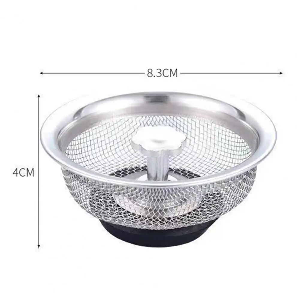 Stainless Steel Sink Strainer Waste Disposer Outfall Strainer Sink Filter Hair Sewer Outfall Kitchen Accessories Kitchen Tool