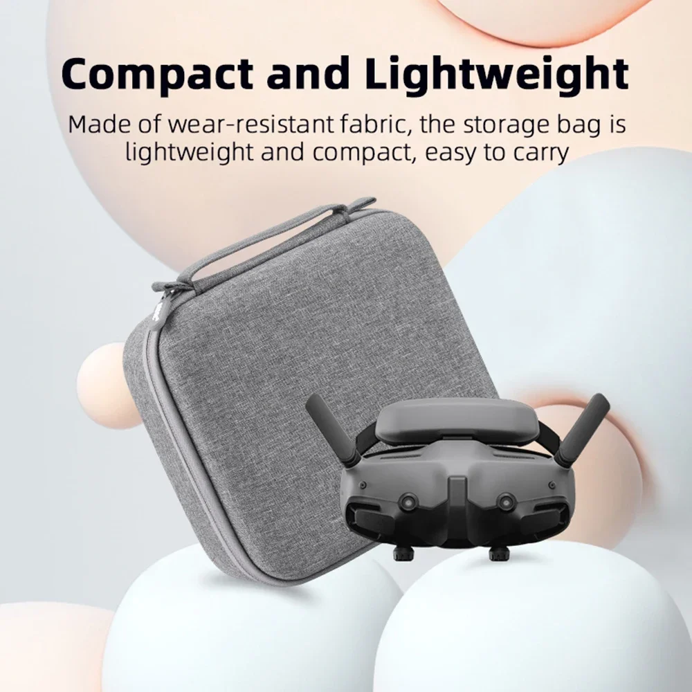Description Picture 6 of itemBRDRC Storage Bag for DJI Avata 2 Bag Portable Carrying Handbag for DJI Goggles 3 FPV Controller Storage Case  Accessories
