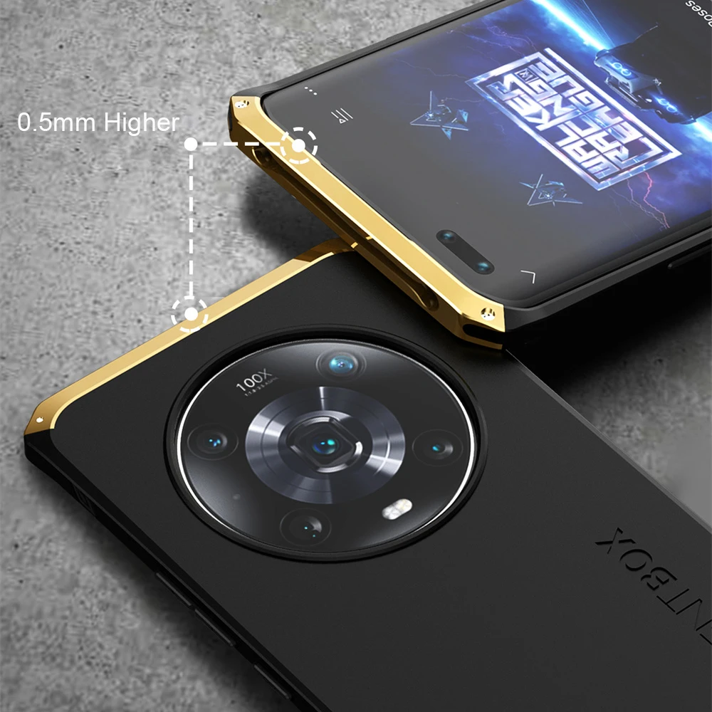 Shockproof Metal Armor Phone Cases For Honor Magic 4 Pro Luxury Aluminum Frame + Hard Pc Panel Cover Funda For Honor Magic4 Case