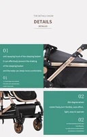 3 in 1 Baby Stroller with Car Seat and Foldable Baby Carriage