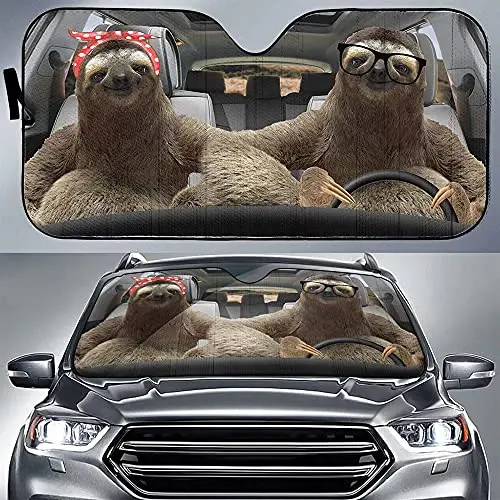 

Ленивец водитель Солнцезащитный козырек автомобильный отражатель, Ленивец защита от солнечного света автомобильное Переднее стекло ветровое стекло забавное животное