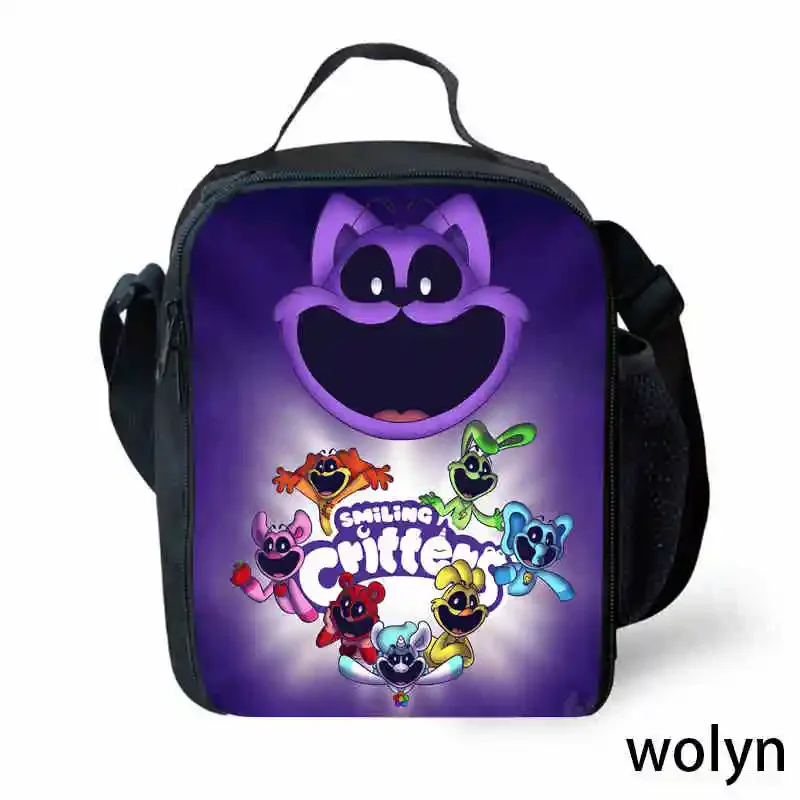 DIY Children Lunch Bags for School , Personalized Large Capacity School Cooler Bags with Your Photos Text