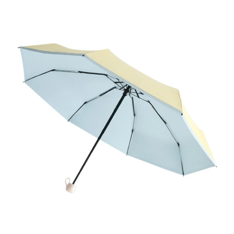 Colorful Portable Sunshade Umbrella with Capsule Design and Rubber Coating