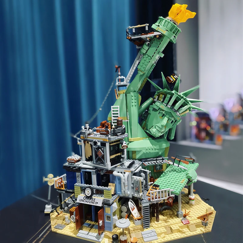 3178PCS Doomsday Castle Goddess 70840 모델 빌딩 블록과 호환 어린이 장난감 선물 Apocalypsburg에 오신 것을 환영합니다