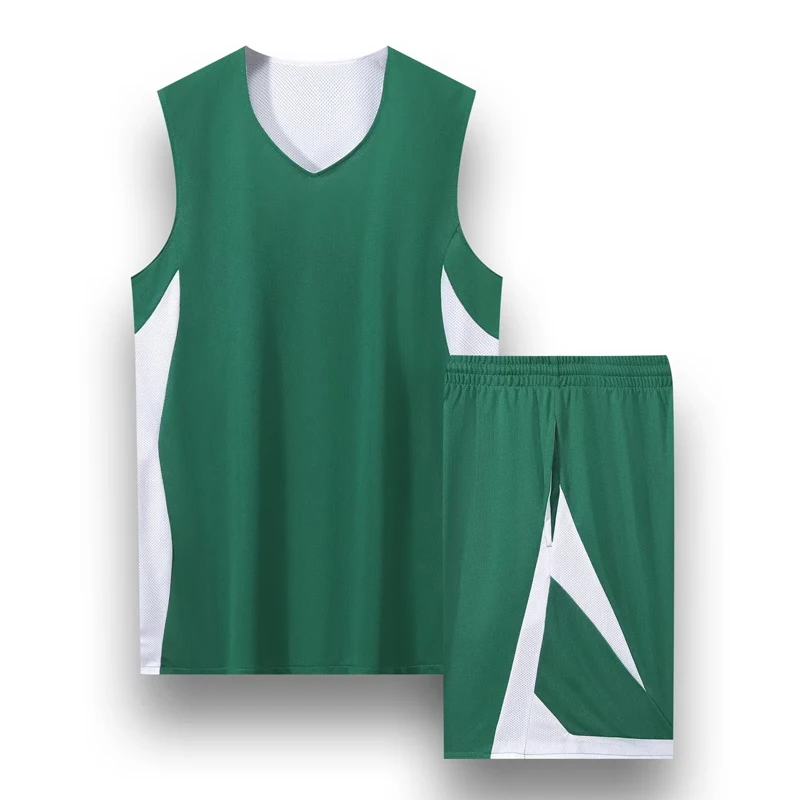 Men Kids High Quality DIY Customized Double-side Basketball Training Uniform Reversible Basketball Jersey Sets New Collection