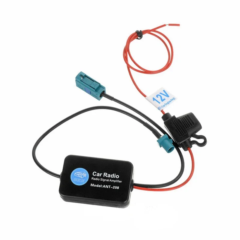 Car Antenna Fm Radio Signal Amplifier Booster for VW Connector
