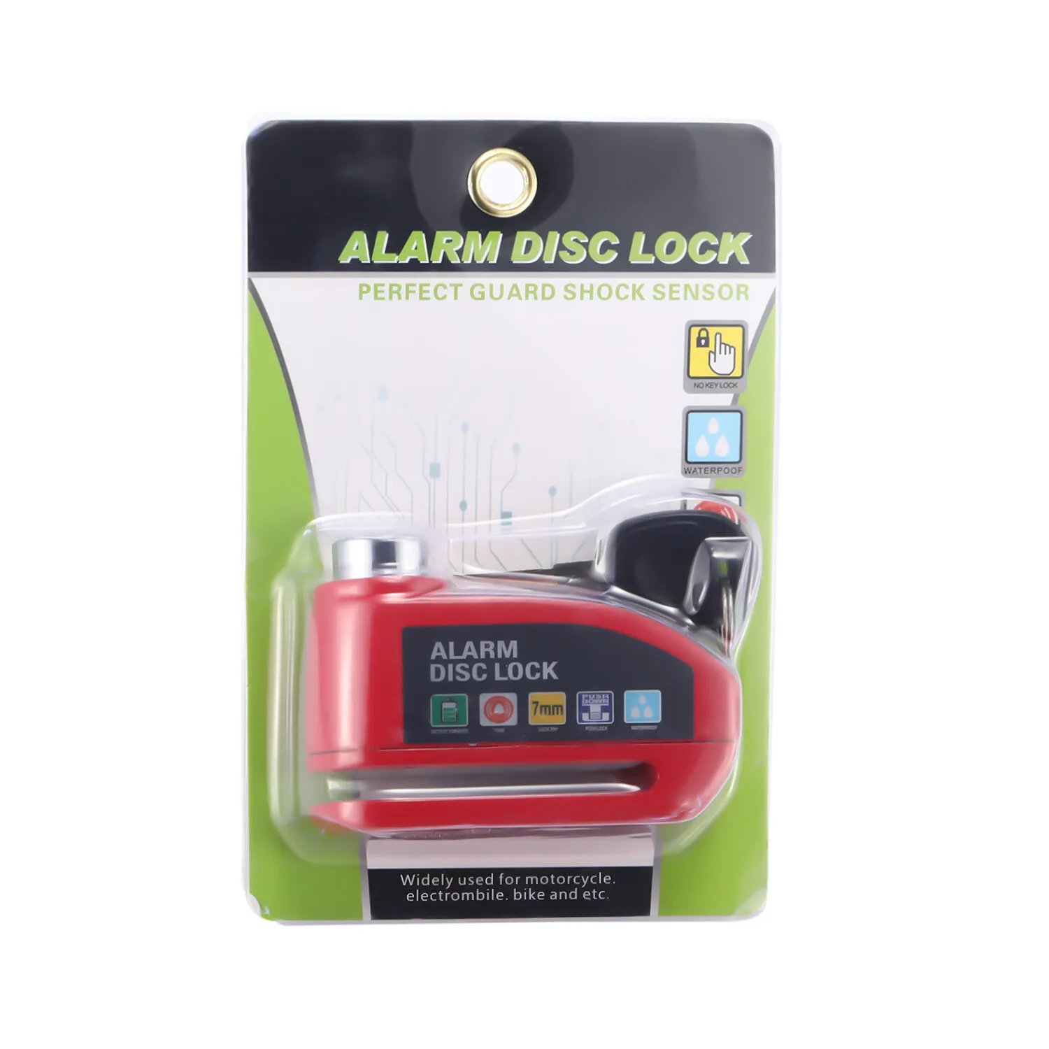 Alarm Motorbike Disc Lock Brake Scooter Motorcycle Cycle Bike Security + 2 Keys: 3 - 5 Days Free Delivery Only UK
