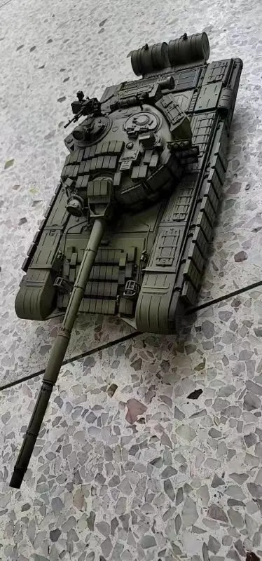 New Heng Long 1/16 7.0 Plastic Ver w/ Metal Gearbox RTR T72 Main Battle Tank RC 3939 Speaker Smoke Unit  BB Shooting Toys Boys 4