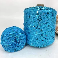 50G/Ball Cotton Sequins Yarn 6mm+3mm Sequins Hand Knitting Yarn Thread Luxury Glitter Soft Rope DIY Material 2