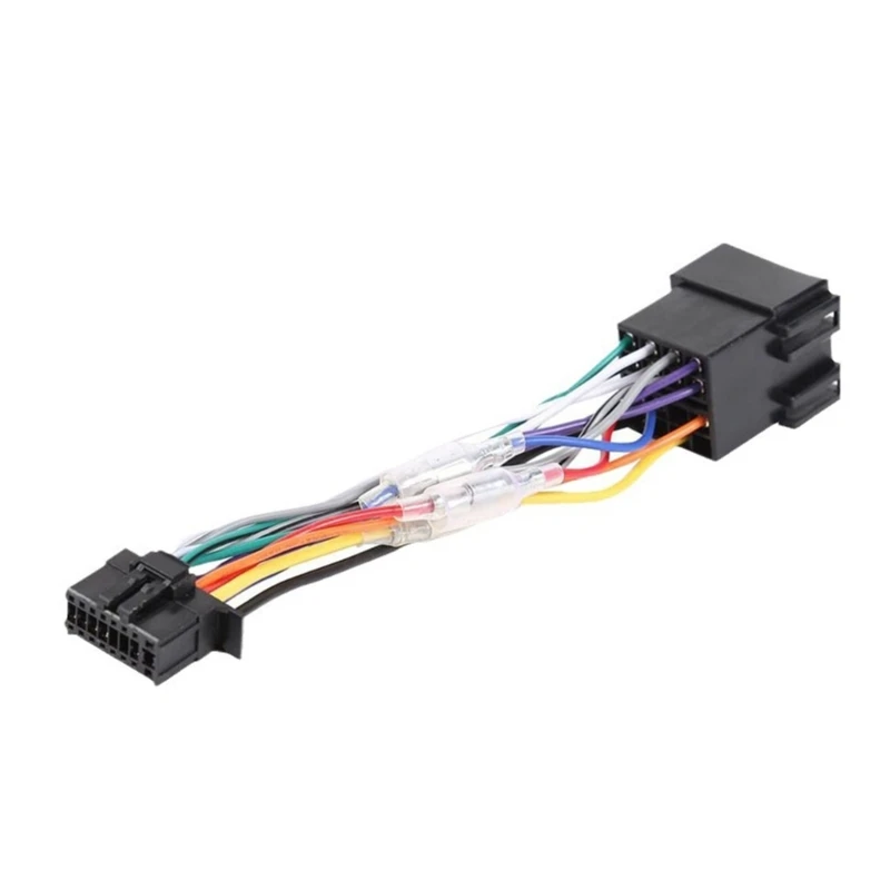 

16 Pin Car CD Tail Line Stereo Radio Player ISO Wiring Harness Connector Audio Cable For Pioneer 2003-on Auto Accessory