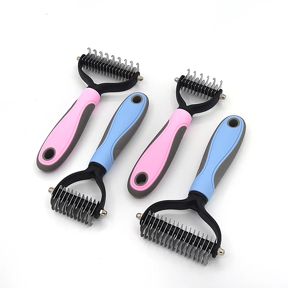 Peigne double Millers forge pour chien et chat