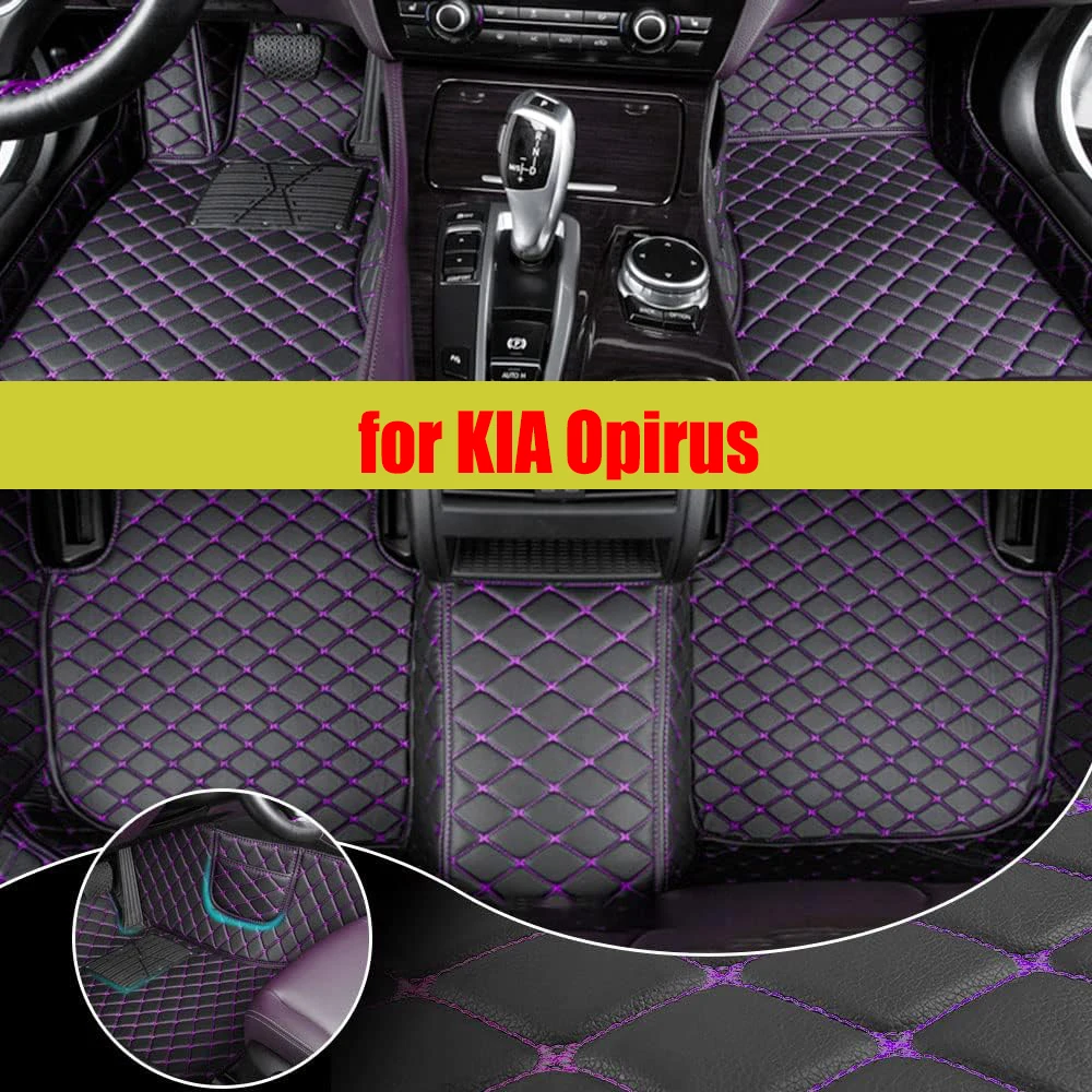

Custom Car Floor Mat For KIA Opirus 2003-2009 Year Upgraded Version Foot Coche Accessories Carpets