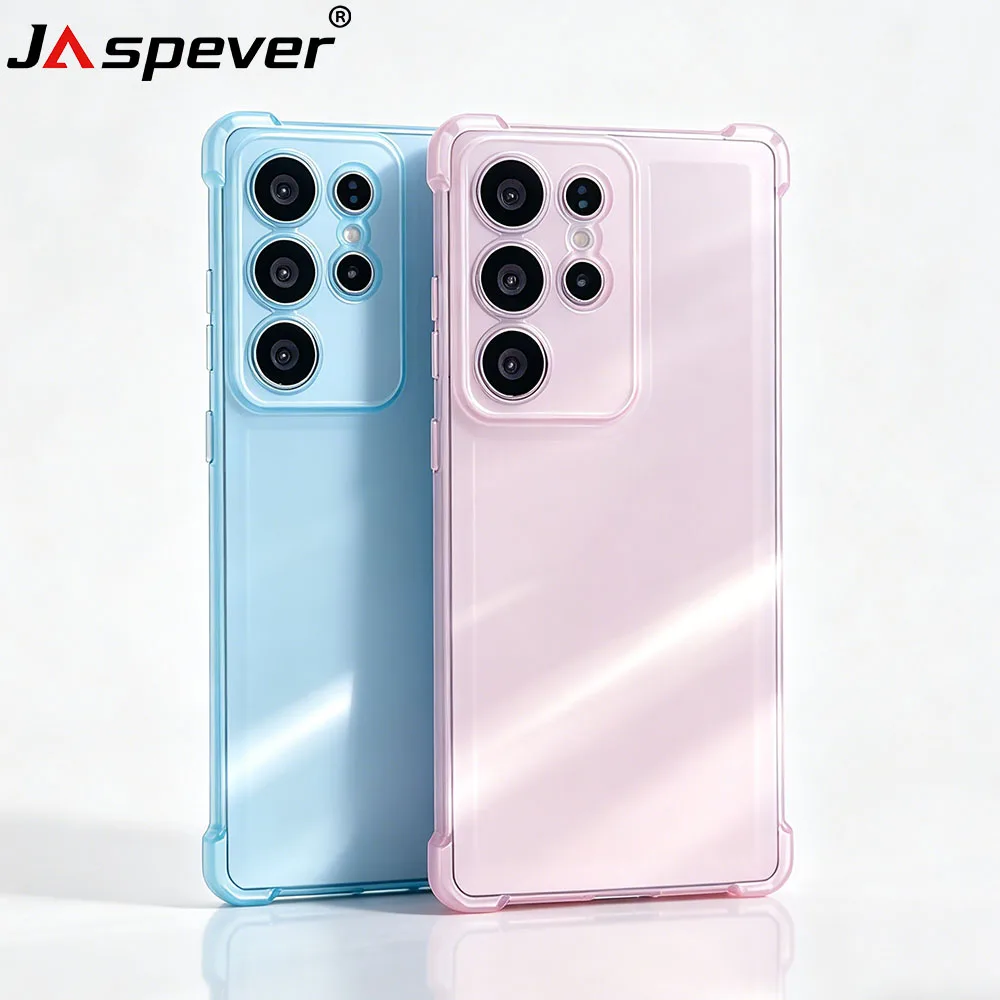 Candy Color Transparent Liquid Silicone Shockproof Matte Slim Phone Case