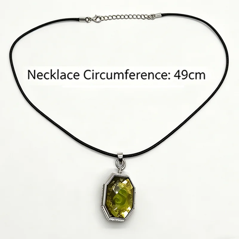 Sparkle Gem Keychain: Multi-Faceted Green/Yellow Crystal with Metal Rim and Unique Anti-Loss Design