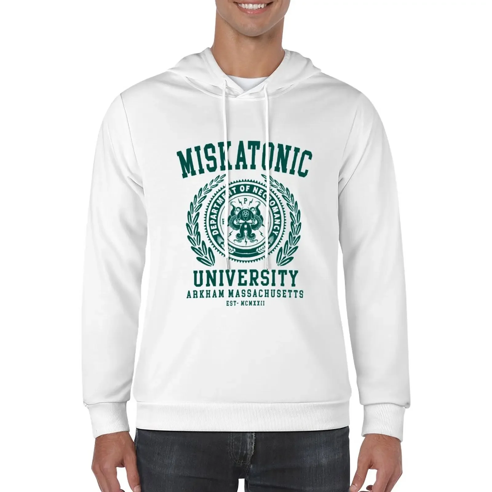 

New CTHULU AND LOVECRAFT - MISKATONIC UNIVERSITY Hoodie men's sweat-shirt streetwear men mens hoodies